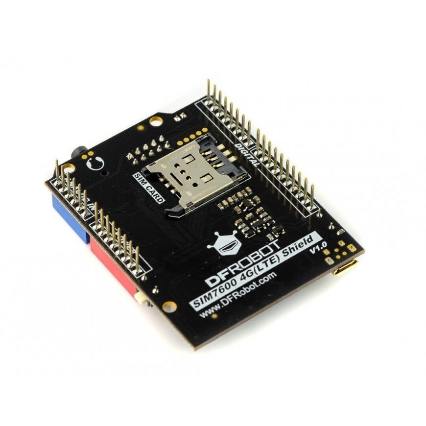 DFRobot SIM7600CE-T 4G (LTE) liitin Arduinoa varten – 3