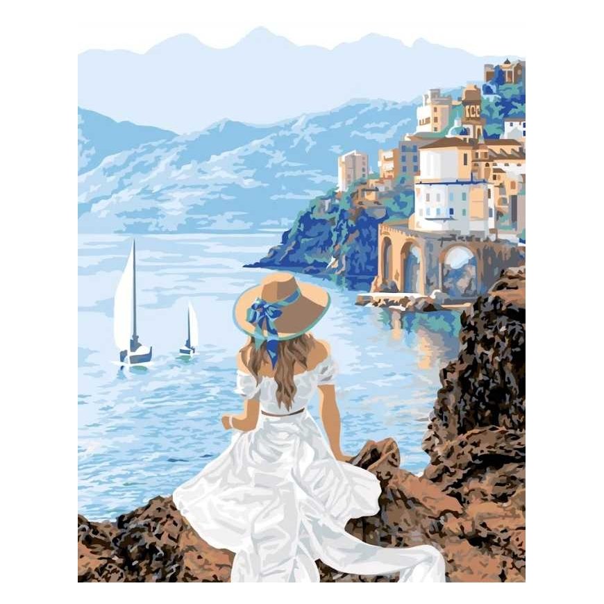 Beldizart Diamond painting with frame 40x50 cm Beautiful image DP400 – 2