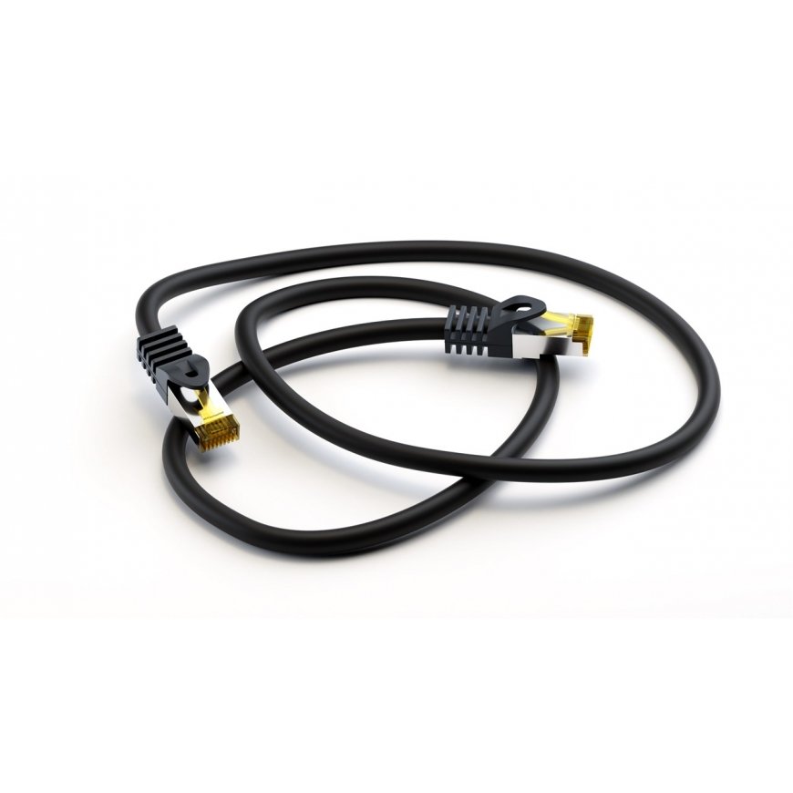 Goobay 91599 verkkokaapeli musta 1,5 m Cat7 S/FTP (S-STP) – 3
