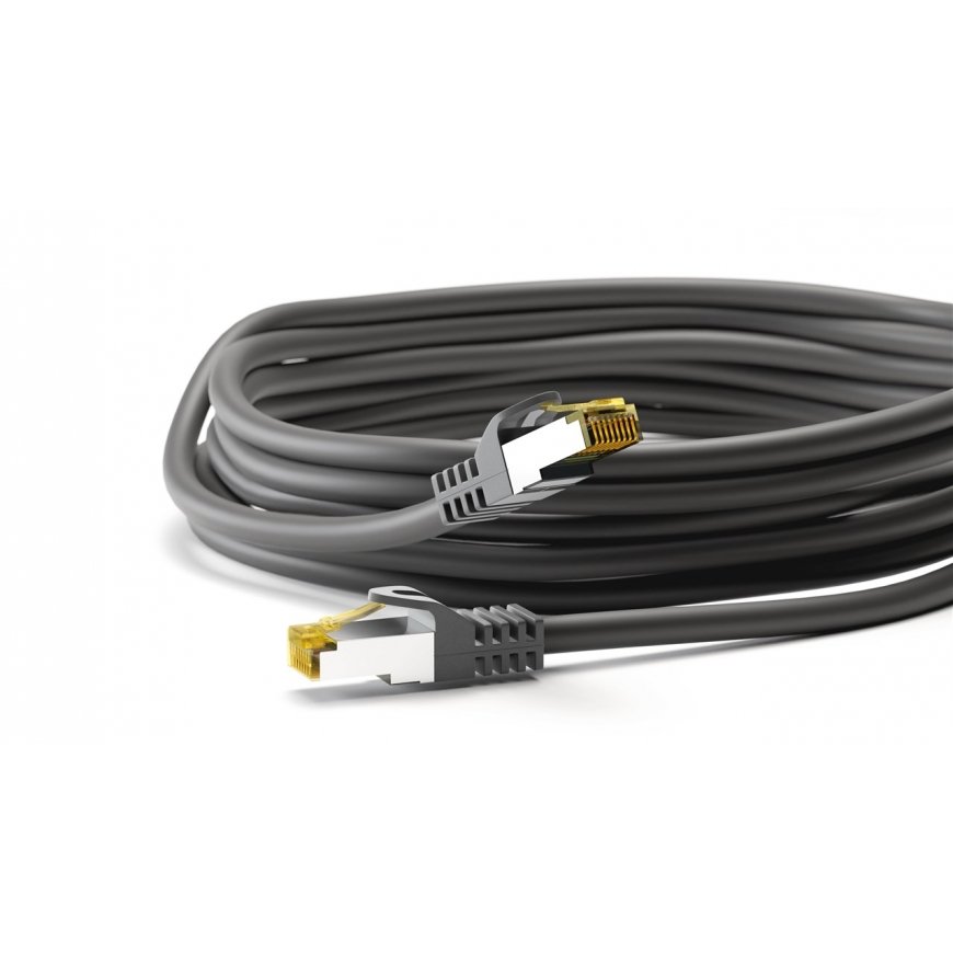 Goobay 91599 verkkokaapeli musta 1,5 m Cat7 S/FTP (S-STP) – 4