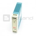 Power supply Mean Well MDR-20-24 mounted on DIN rail 24V 1A 24W Power supply Mean Well MDR-20-24 mounted on DIN rail 24V 1A 24W