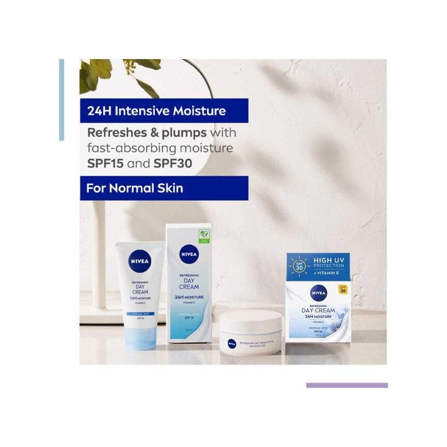„Nivea Essential Refreshing Day Kreem SPF 30“ niisutav päevakreem, 50 ml – 3