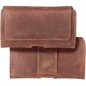 OEM ROYAL Crazy Horse universal horizontal leather belt holster size M for Apple iPhone 12 Mini / 13 Mini / Samsung Galaxy A40 / OEM ROYAL Crazy Horse universal horizontal leather belt holster size M for Apple iPhone 12 Mini / 13 Mini / Samsung Galaxy A40 /