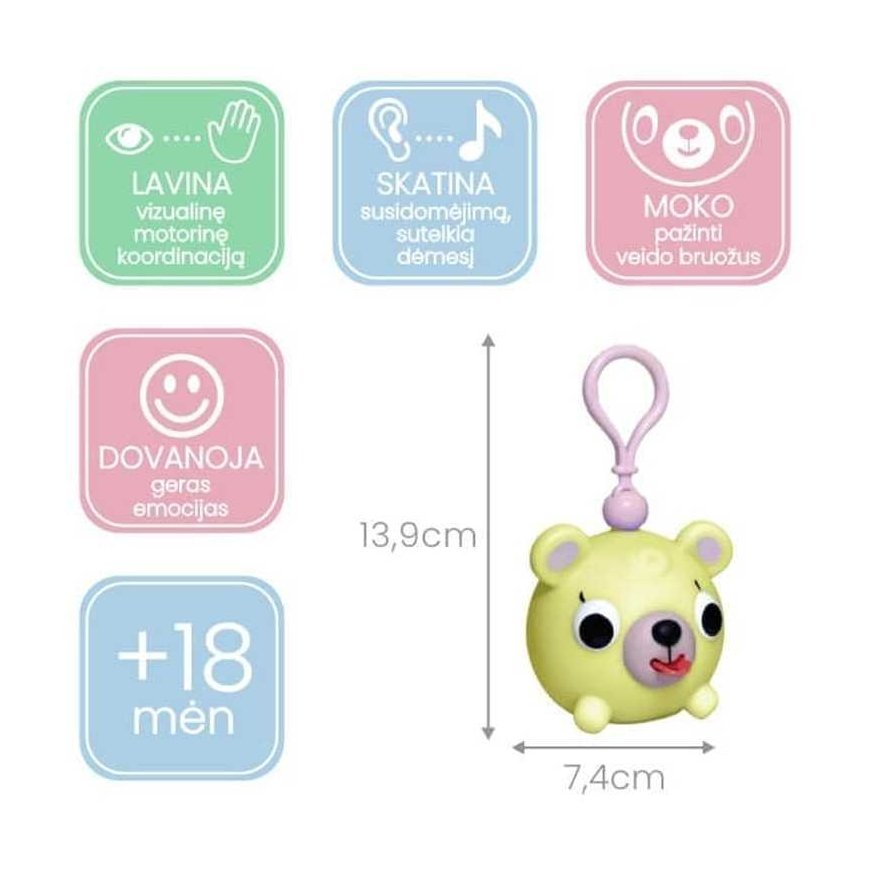 Open 'Jabber Ball Jr.' Yellow Bear – 2