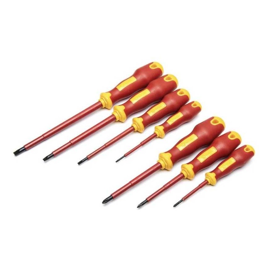 Screwdriver set for working with voltage Sata ST09303 7 pcs.