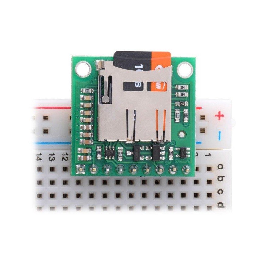 MicroSD card reader module with 5V voltage converter, Pololu 2587 – 5