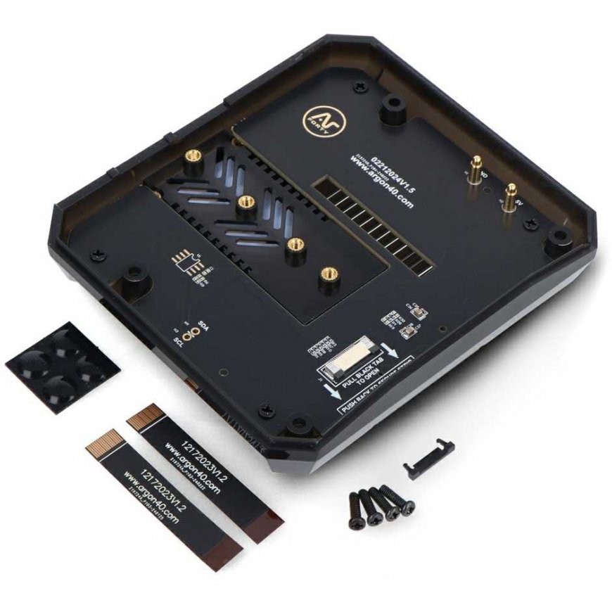 Argon40 Argon One V3 M.2 NVMe PCIe laiendusplaat – mõeldud Raspberry Pi 5-le – 3