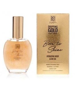 Body SOSU by Suzanne Jackson Dripping Gold -vartaloöljy "Born to Shine" (kosteuttava vartaloöljy) 50 ml 50 ml Naisille