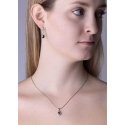 Silvego JJJE766SA Silver Sapphire Set (Earrings, Pendant) Silvego JJJE766SA Silver Sapphire Set (Earrings, Pendant)