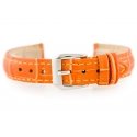 Pacific Oranžinė W64 odinė laikrodžio apyrankė - oranžinis 16mm Pacific Oranžinė W64 odinė laikrodžio apyrankė - oranžinis 16mm