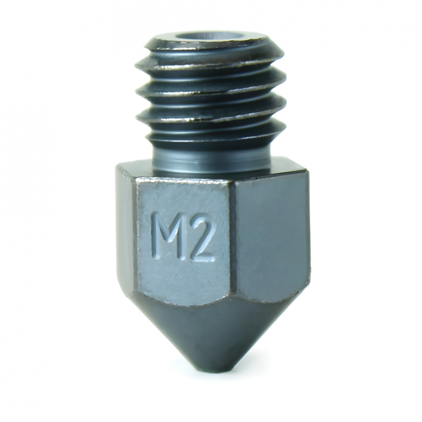 Micro Swiss M2 grūdintas plieno antgalis - MK8 - 0.8 mm