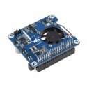 Power over Ethernet HAT (C), PoE and 802.3af/at power extension for Raspberry Pi 3B+/4B, Waveshare 1944