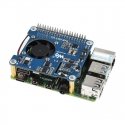 Power over Ethernet HAT (C), PoE and 802.3af/at power extension for Raspberry Pi 3B+/4B, Waveshare 1944