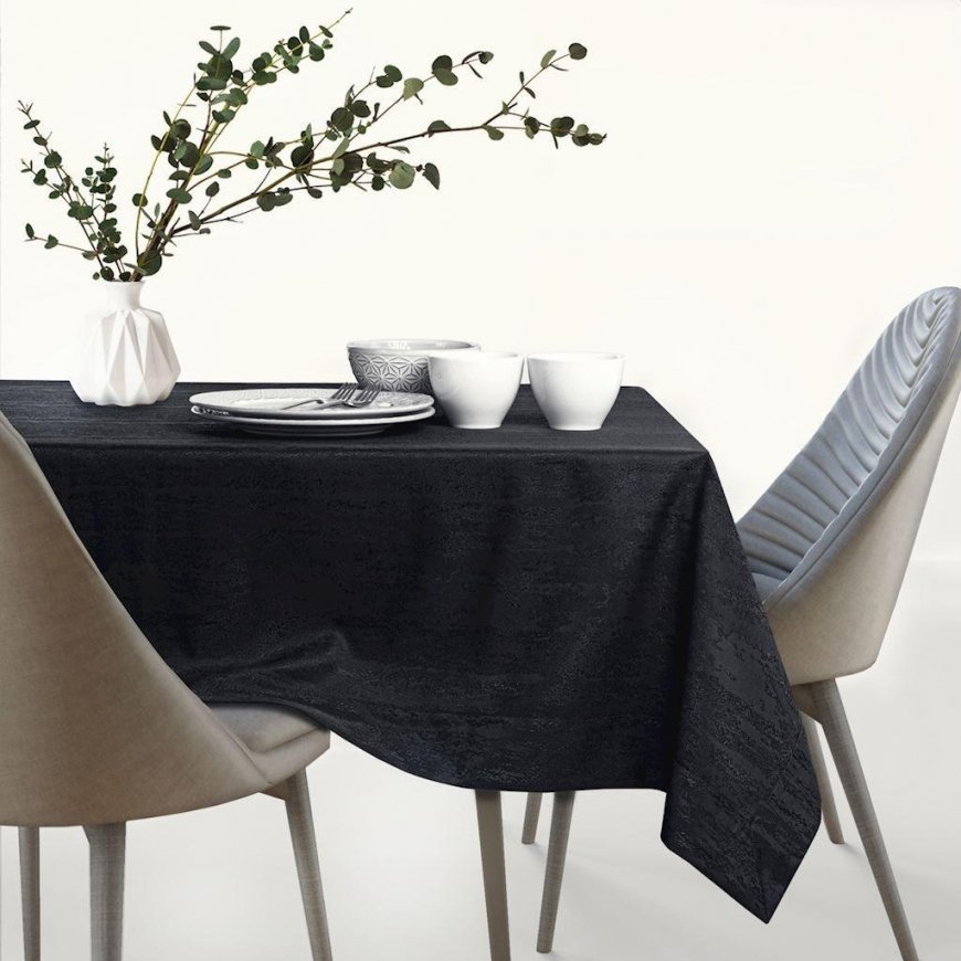 AmeliaHome TCLOTH/AH/VESTA/BRD/Musta/120X160