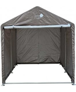 Sodo autotalli paviljonki 1,59x2,19x1,75m harmaa SASKA GARDEN
