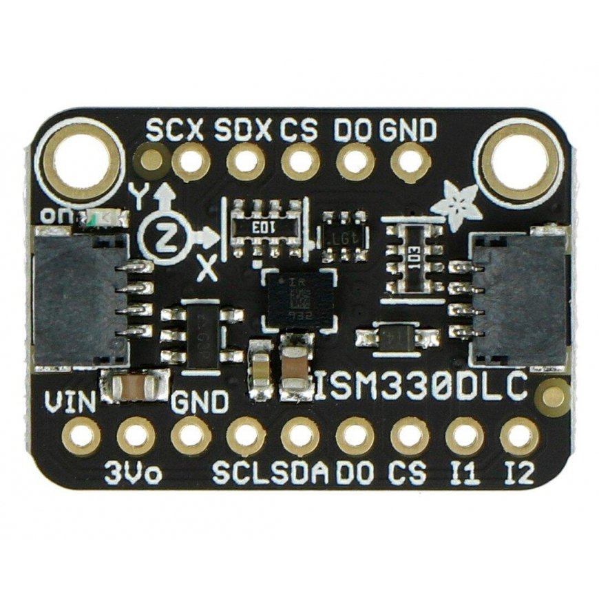 ISM330DHCX 6DoF IMU, 3-axis accelerometer and gyroscope, Adafruit 4502 – 3
