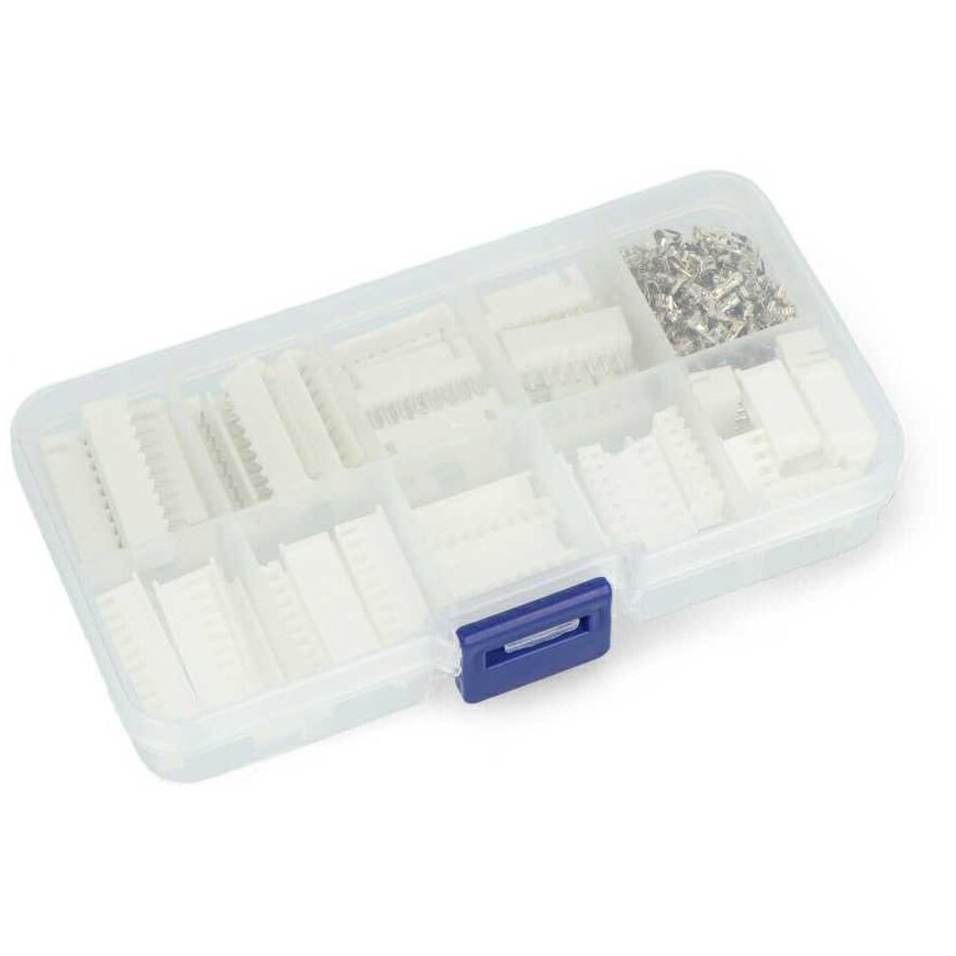 JST XH2.54 6/7/8/9/10 contact connectors (male + female) and plug socket housing set - 260 pcs, - justPi