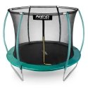 Profiled garden trampoline 8 feet / 252 cm with internal Neo-Sport net Profiled garden trampoline 8 feet / 252 cm with internal Neo-Sport net