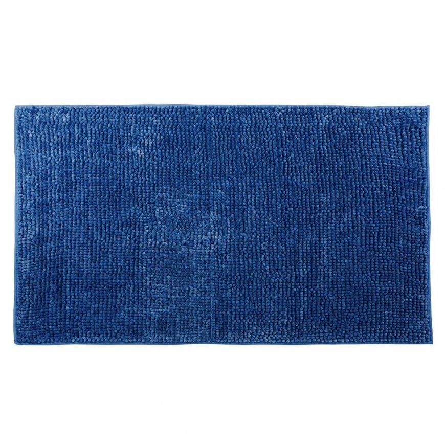 Bathroom mat set AmeliaHome BATI 50X80+40X50 cm, color: dark blue – 4