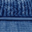 Bathroom mat set AmeliaHome BATI 50X80+40X50 cm, color: dark blue