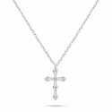 Brilio Silver Shining Silver Cross Necklace NCL198W Brilio Silver Shining Silver Cross Necklace NCL198W