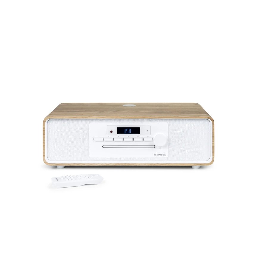 Thomson MIC301IBT home audio system Home audio micro system 10 W White, Wood – 2