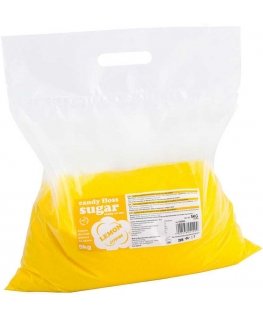 Gsg24 Colored flavored sugar cotton candy yellow with lemon flavor 5kg