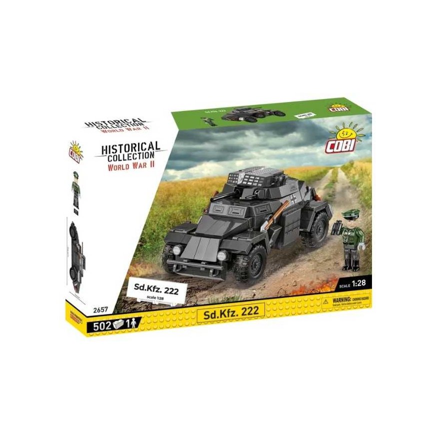 Cobi Sd.Kfz. 222 modeļa būves komplekts