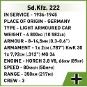 Cobi Sd.Kfz. 222 model construction kit Cobi Sd.Kfz. 222 model construction kit