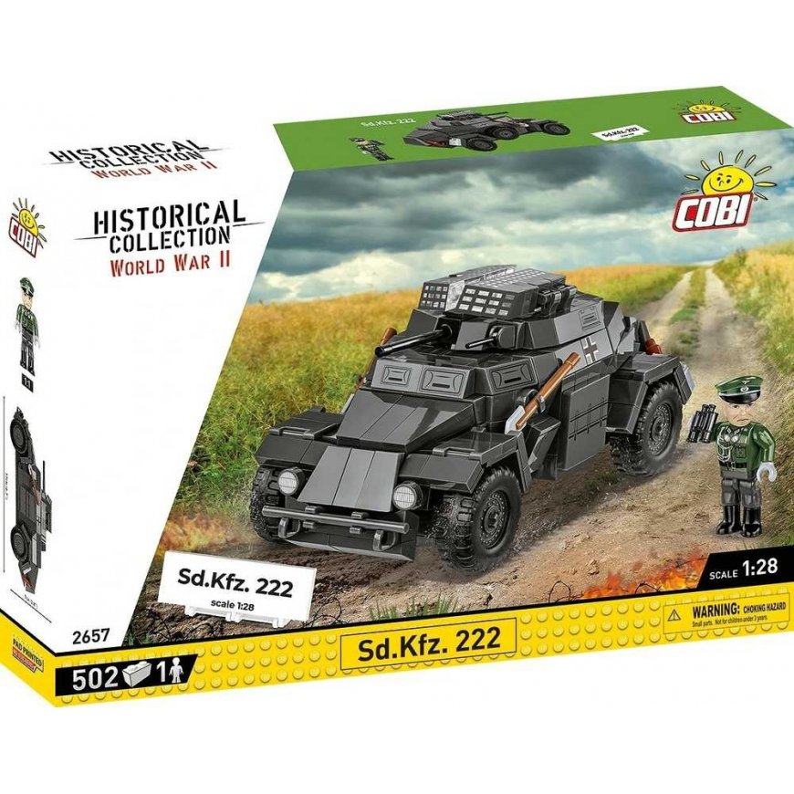 Cobi Sd.Kfz. 222 model construction kit – 4