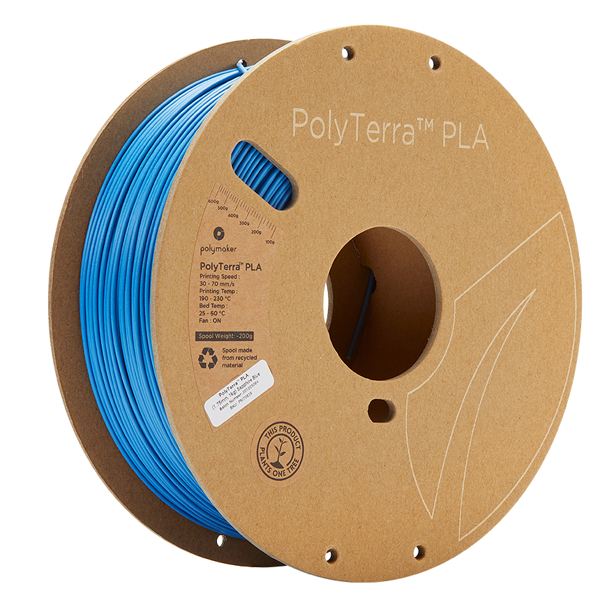 Polymaker PolyTerra PLA - 1kg - 1.75mm - Safiir Sinine