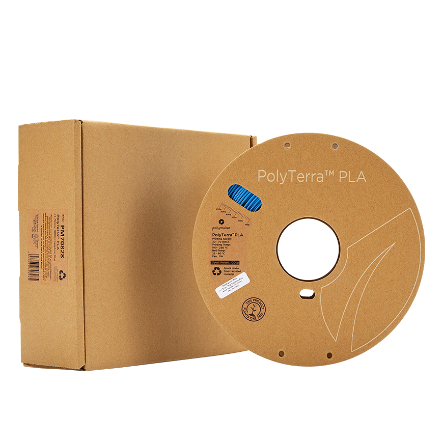 Polymaker PolyTerra PLA - 1kg - 1.75mm - Safyro Mėlyna – 4