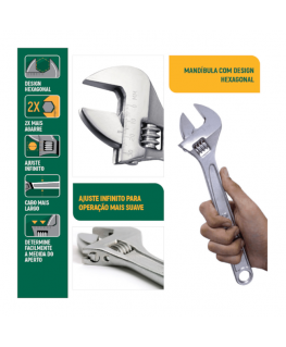 Adjustable wrench Sata S47205 300 mm