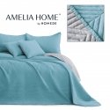 SOFTA blue bedspread made of simple fabric type - microfiber 240x260 AmeliaHome SOFTA blue bedspread made of simple fabric type - microfiber 240x260 AmeliaHome