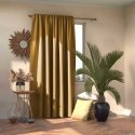 Yöverho AmeliaHome BLACKOUT 140X245 cm, 1 kpl, nauha/koukut, väri: sinappi Yöverho AmeliaHome BLACKOUT 140X245 cm, 1 kpl, nauha/koukut, väri: sinappi