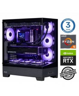 INTOP Ryzen 5 7500F 64GB DDR5 1TB SSD M.2 NVME+2TB RTX5070Ti 16GB no-OS