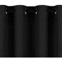 Yöverho renkailla AmeliaHome BLACKOUT 140X245 cm, 1 kpl, väri: musta Yöverho renkailla AmeliaHome BLACKOUT 140X245 cm, 1 kpl, väri: musta