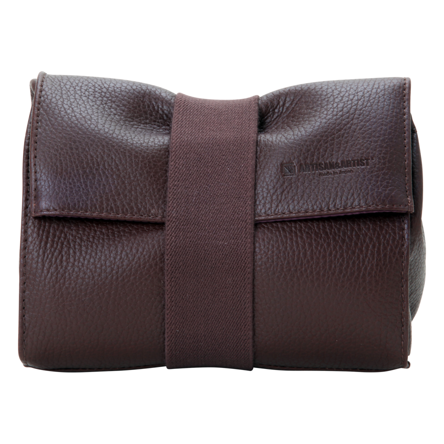 ARTISANARTIST Artisan & Artist I ACAM-78 I Leather Pouch (L) Brown