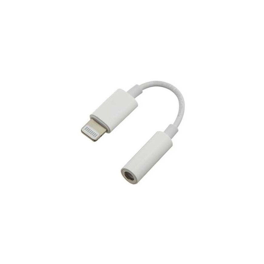 PREMIUMCORD Apple Lightning heli vähendamise kaabel 3,5 mm stereo pesa / pistik, valge – 2