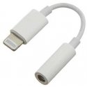PREMIUMCORD Apple Lightning heli vähendamise kaabel 3,5 mm stereo pesa / pistik, valge PREMIUMCORD Apple Lightning heli vähendamise kaabel 3,5 mm stereo pesa / pistik, valge