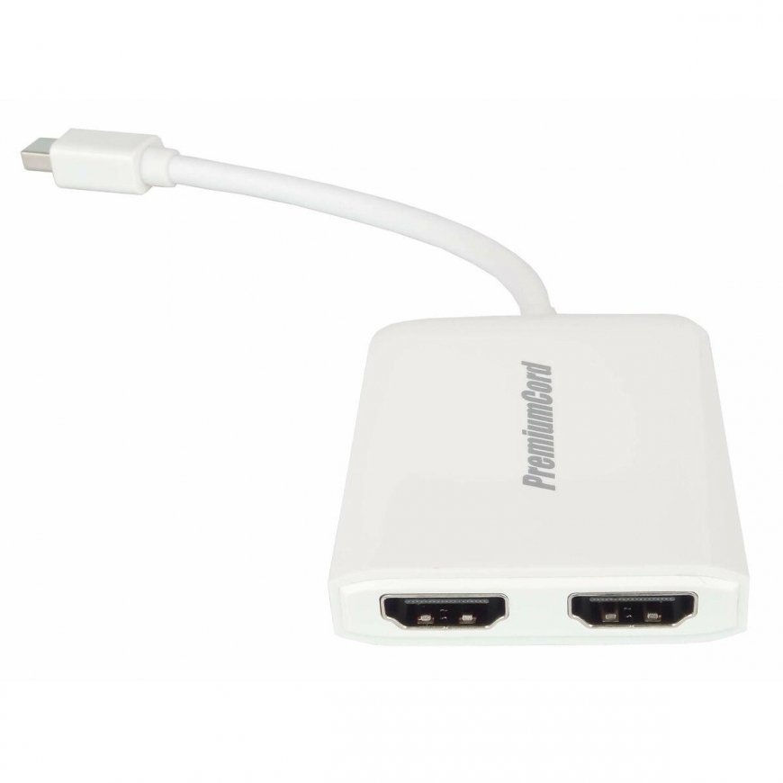 AV PremiumCord RCA (cinch) x 3 - HDMI + USB-A black adapter (khcon-47) – 2