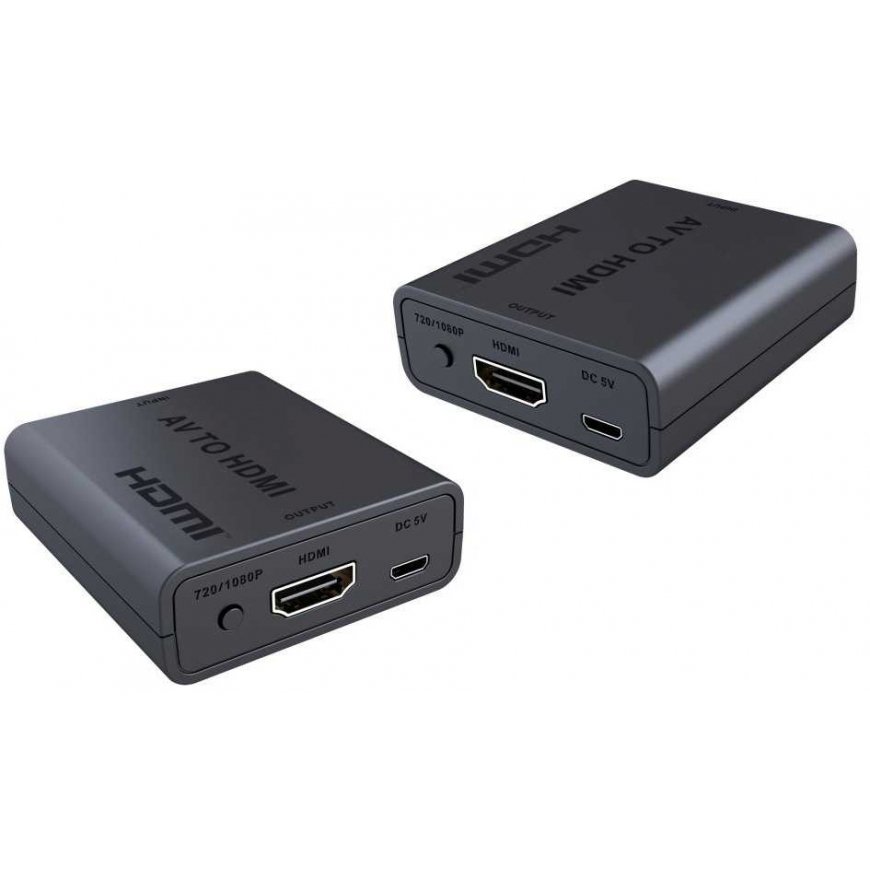 Adapteri AV PremiumCord RCA (cinch) x 3 - HDMI + USB-A musta (khcon-47) – 4