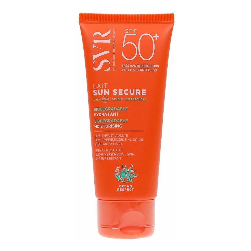"Svr Laboratoire Sun Secure Milk SPF 50+" - moisturizing protective milk - 100 ml – 2