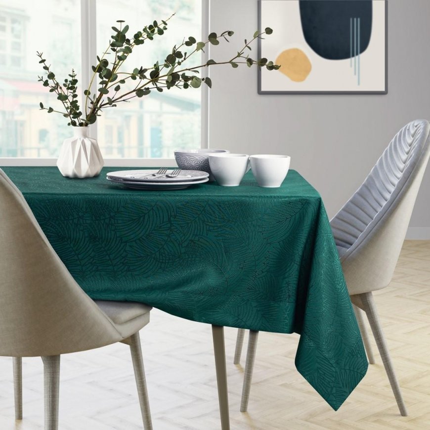 AmeliaHome TCLOTH / AH / GAIA / BRD / BOTTLEGREEN / 140x400 – 5