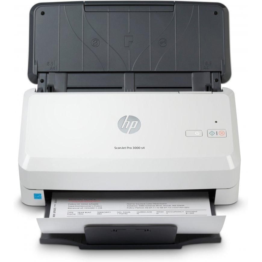 HP Scanjet Pro 3000 s4 Sheet-fed skaitytuvas 600 x 600 DPI A4 Juoda, Balta