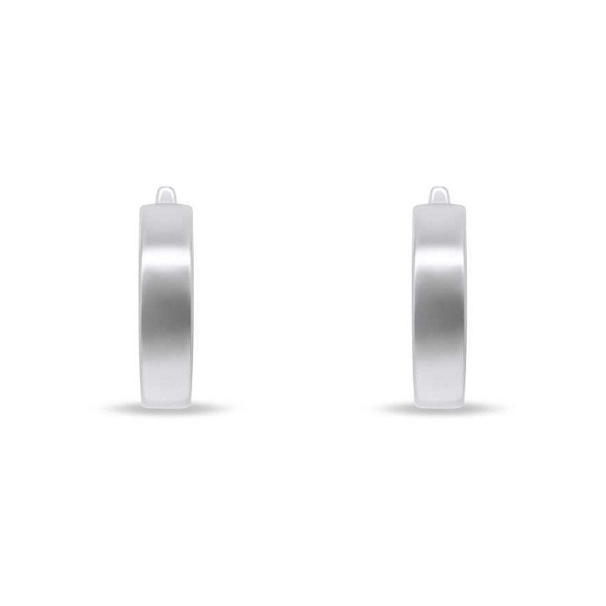 Brilio Silver Brilio Sidabrinis Minimalist hõbedased ümmargused kõrvarõngad EA204W – 2