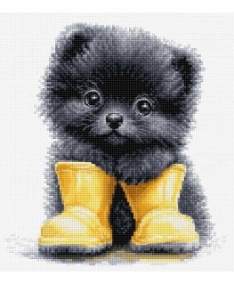 Luca S Cross Stitch Kit Little Adventurer 17x19cm SB1420