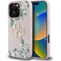 Juhul Guess Grained Roses Big 4G logo iPhone 16 Pro Max roosa Juhul Guess Grained Roses Big 4G logo iPhone 16 Pro Max roosa
