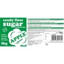 Gsg24 Colored green cotton candy with apple flavor 5kg Gsg24 Colored green cotton candy with apple flavor 5kg