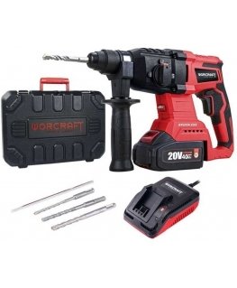 Akkuiskuporakone WORCRAFT 20V Li-ion, 4.0Ah